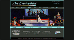 Desktop Screenshot of liveeventartist.com